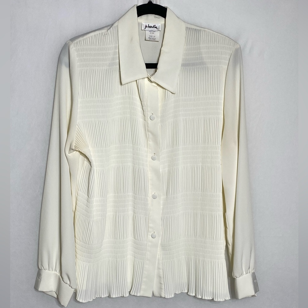 White Polyester Dress - Size 12